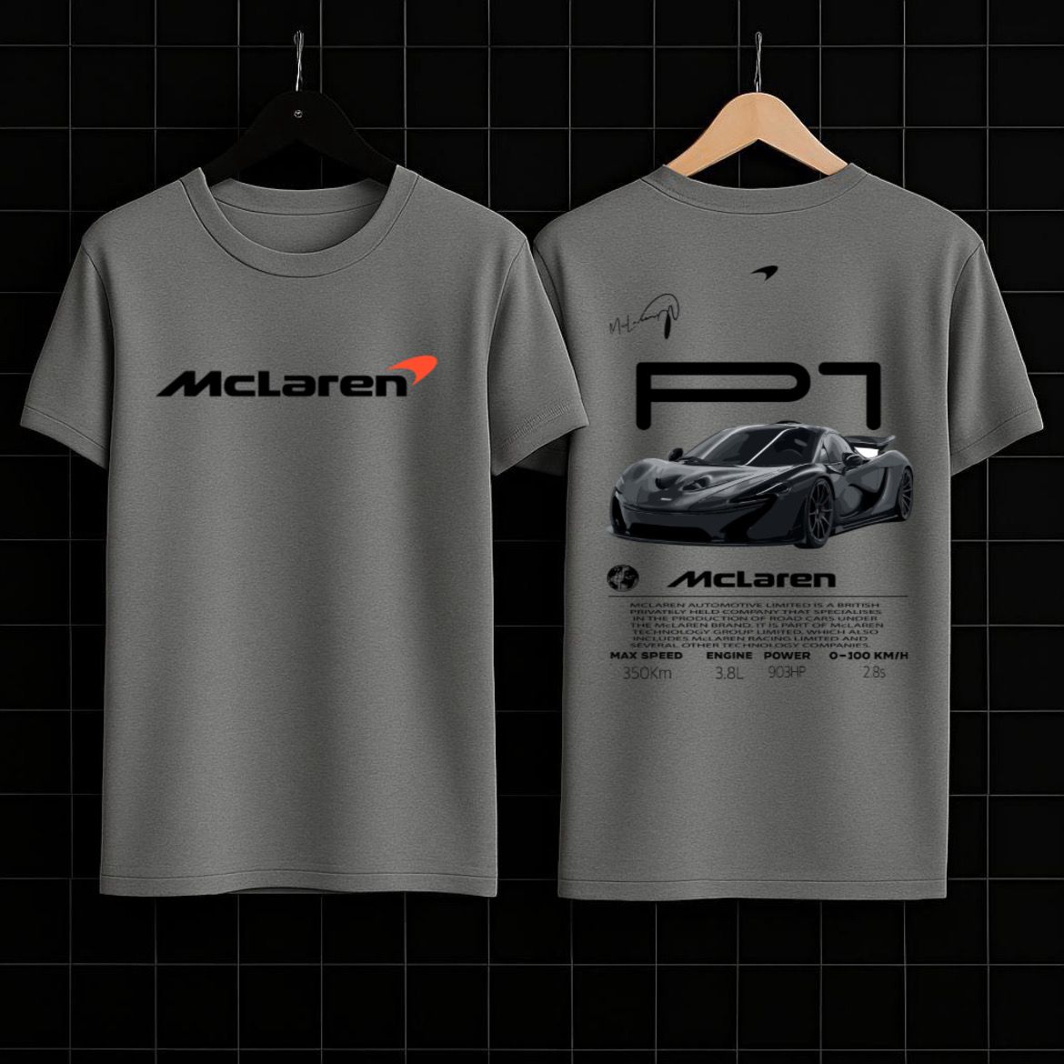 McLaren P1 Graphic Tee – Supercar Edition
