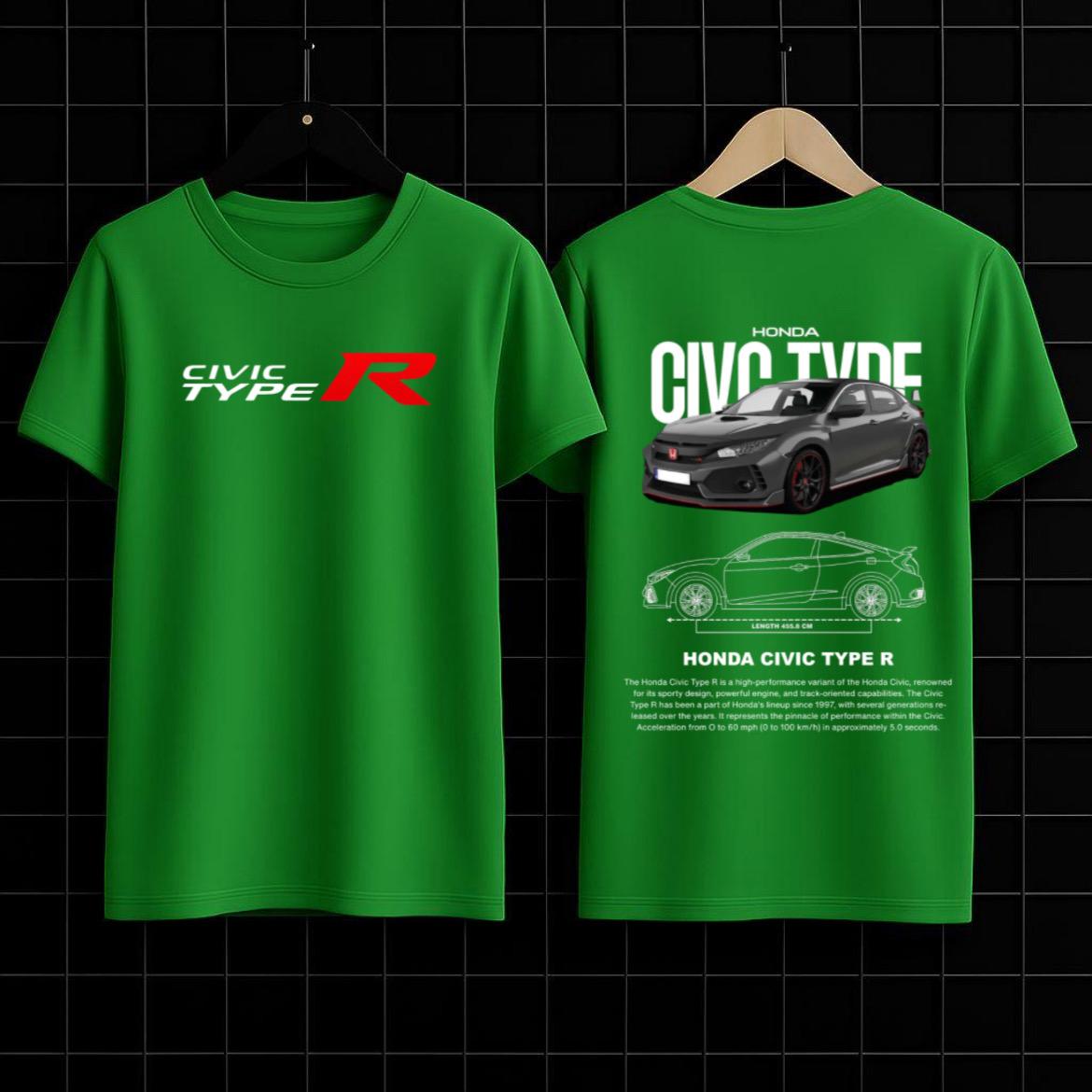 Honda Civic Type R Graphic Tee – Motorsport Icon Edition