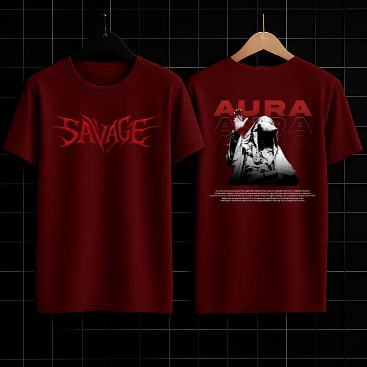 🔥 Savage Aura Graphic T-Shirt 🔥