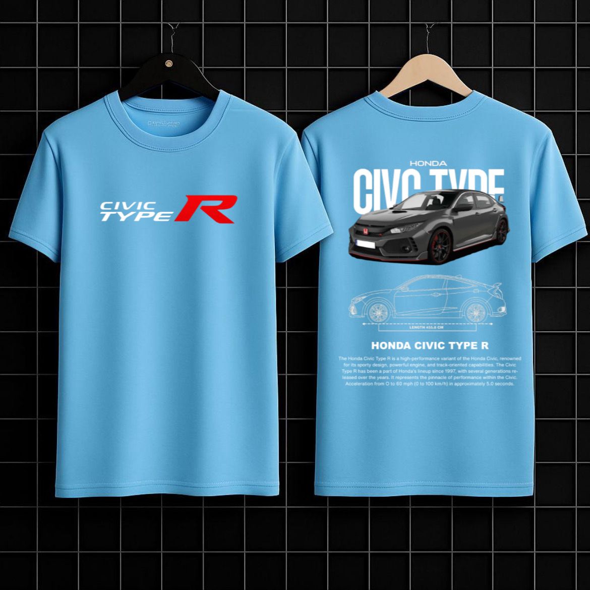 Honda Civic Type R Graphic Tee – Motorsport Icon Edition
