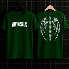 Invincible Gothic Wings Graphic T-Shirt