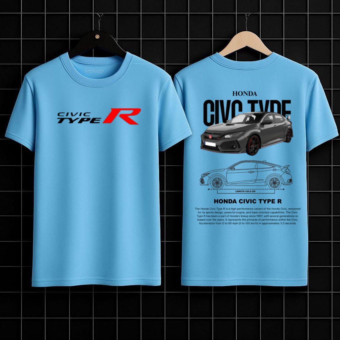 Honda Civic Type R Graphic Tee – Motorsport Icon Edition