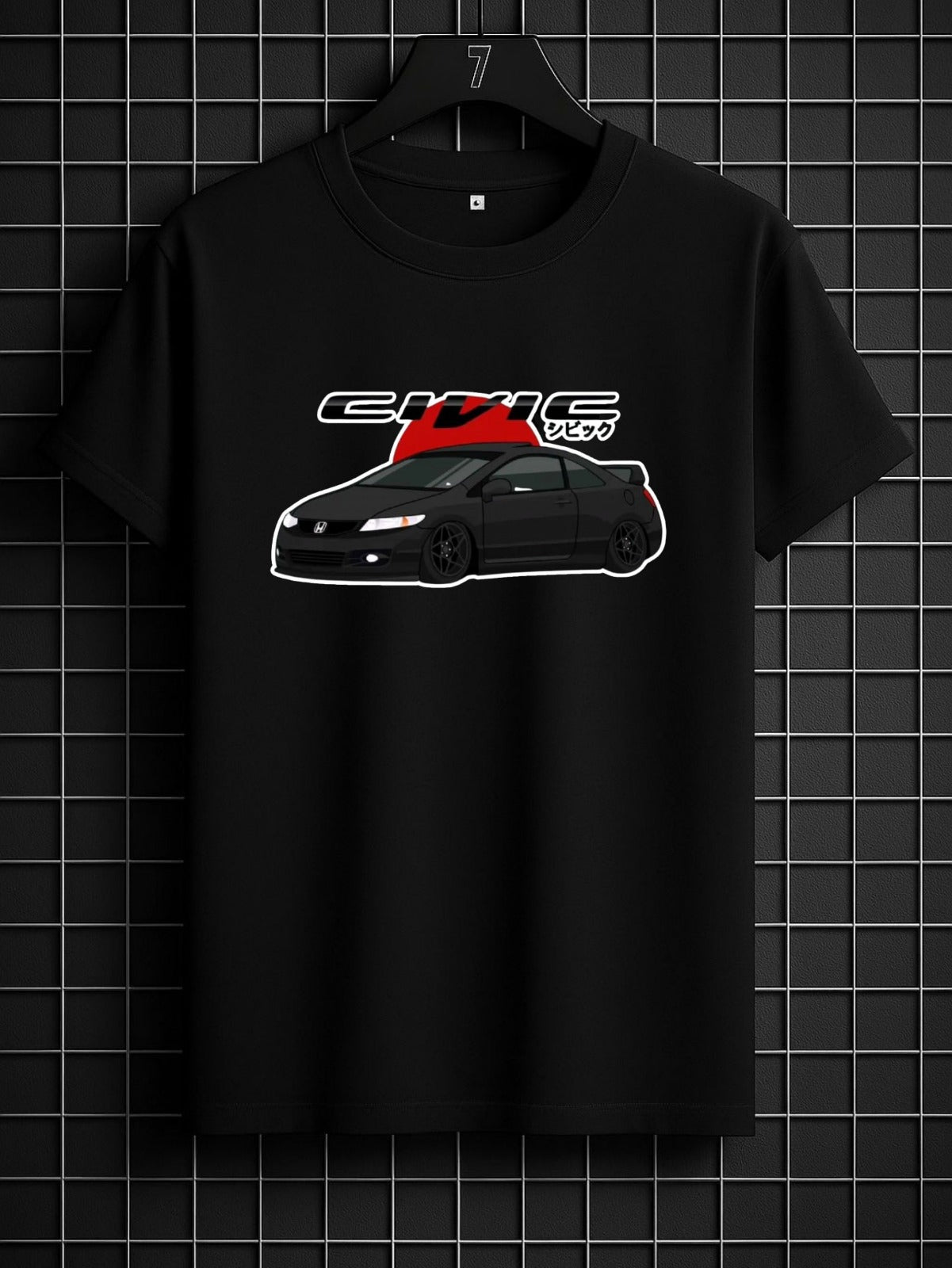 Honda Civic Car Graphic T-Shirt for Men