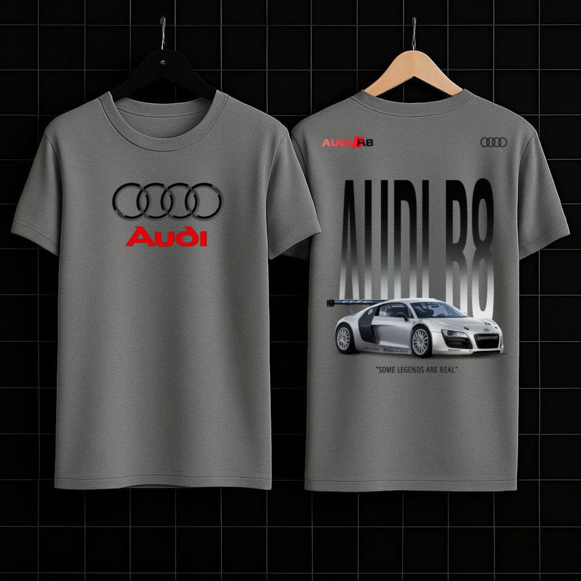 Audi R8 Graphic Tee – Legendary Supercar Edition