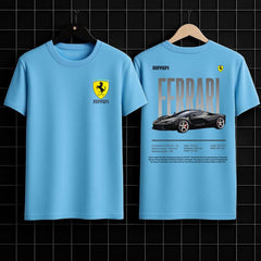 Ferrari Supercar Heritage Graphic Tee – Performance Legacy Edition