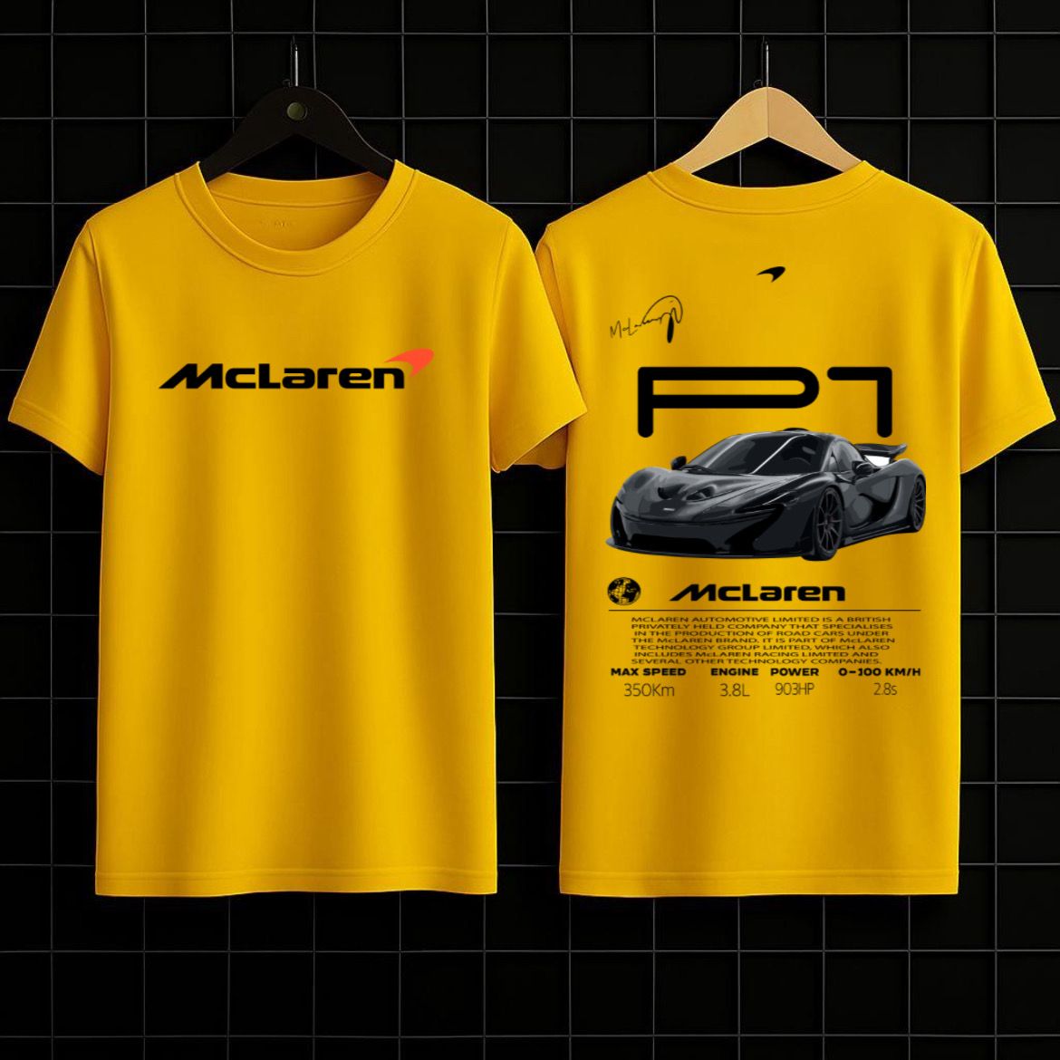 McLaren P1 Graphic Tee – Supercar Edition