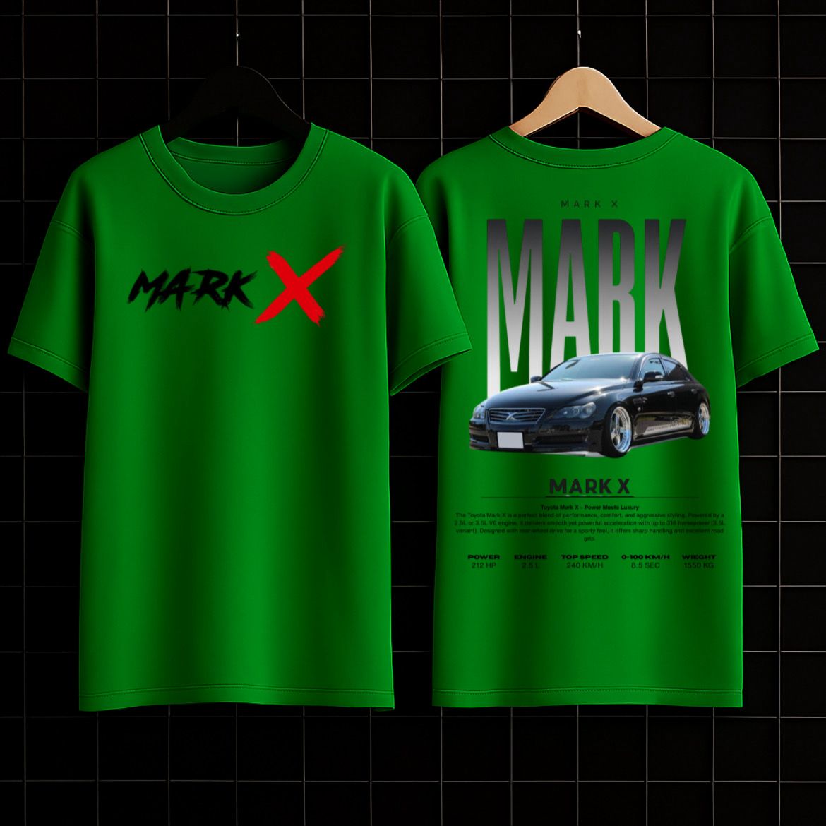 MARK X – Premium Graphic Car T-Shirt