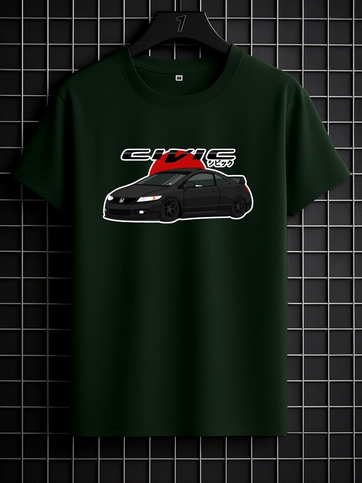 Honda Civic Car Graphic T-Shirt for Men
