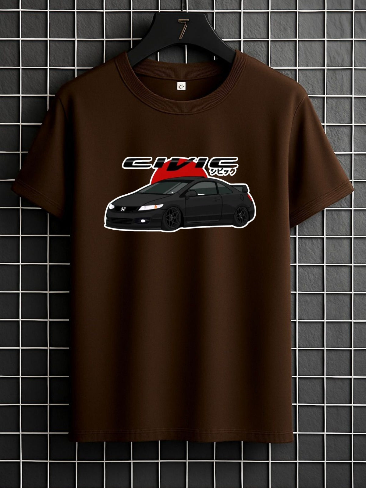 Honda Civic Car Graphic T-Shirt for Men