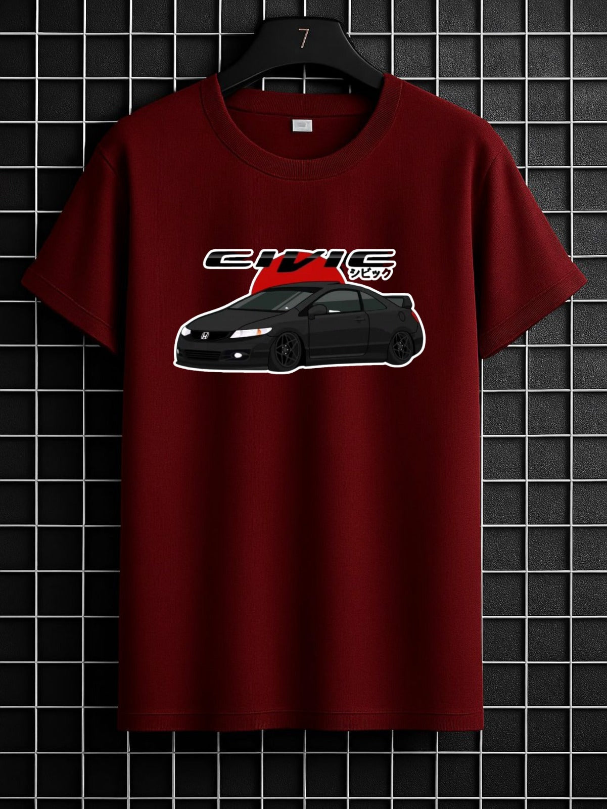 Honda Civic Car Graphic T-Shirt for Men