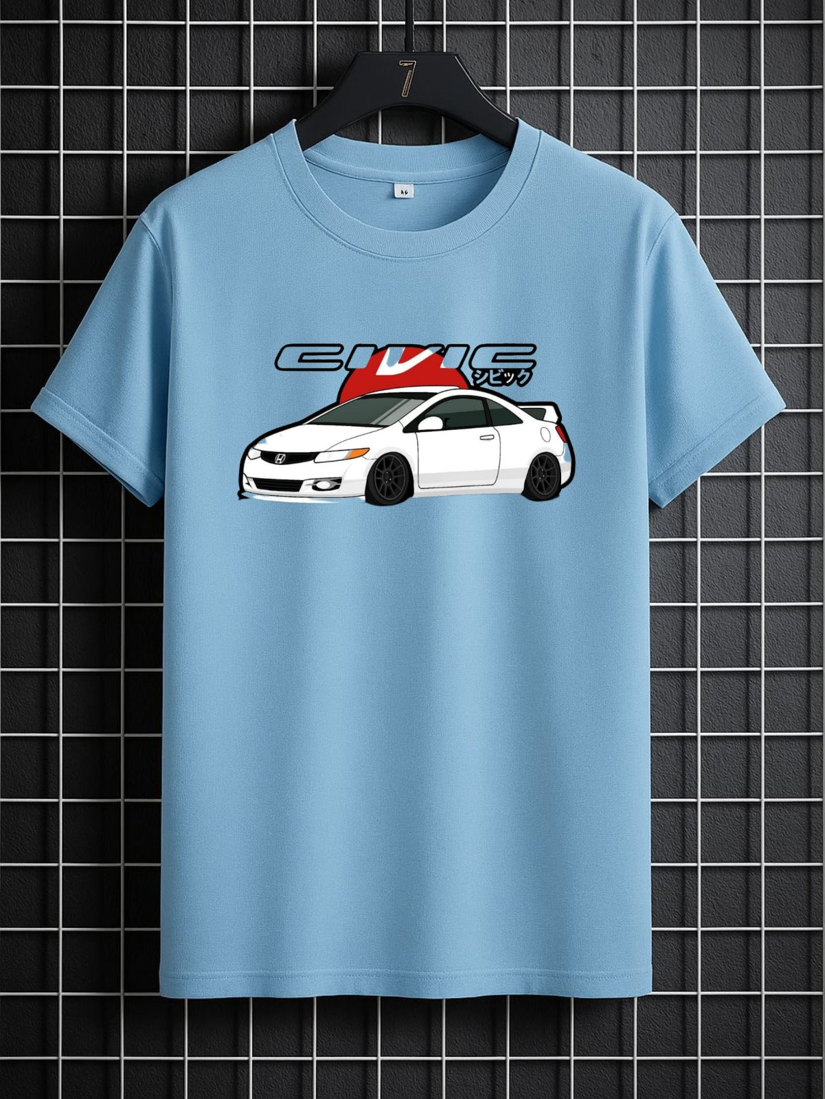 Honda Civic Car Graphic T-Shirt for Men