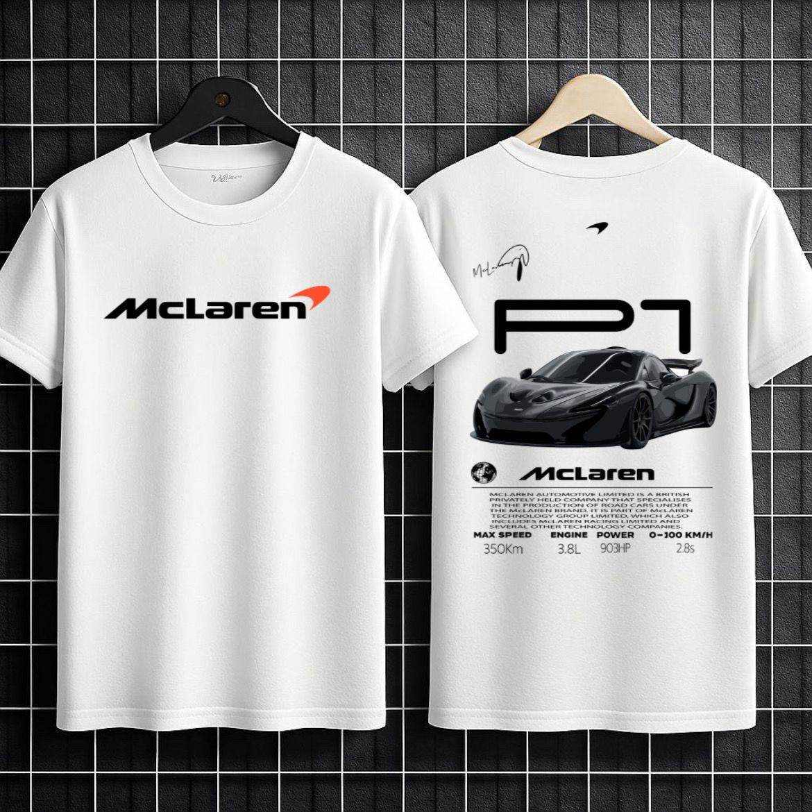 McLaren P1 Graphic Tee – Supercar Edition