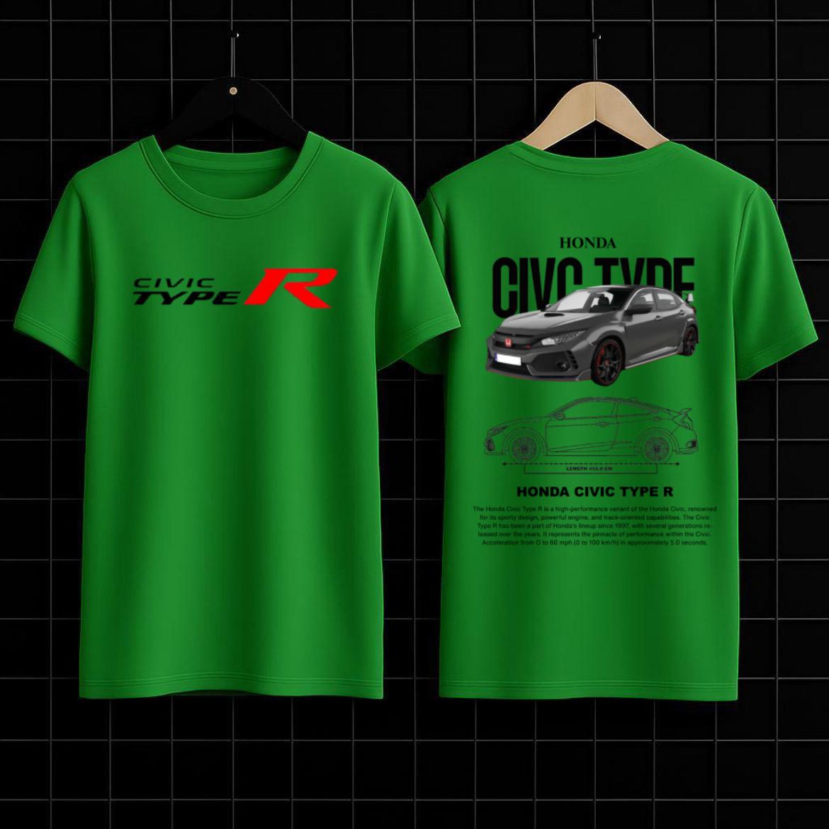 Honda Civic Type R Graphic Tee – Motorsport Icon Edition