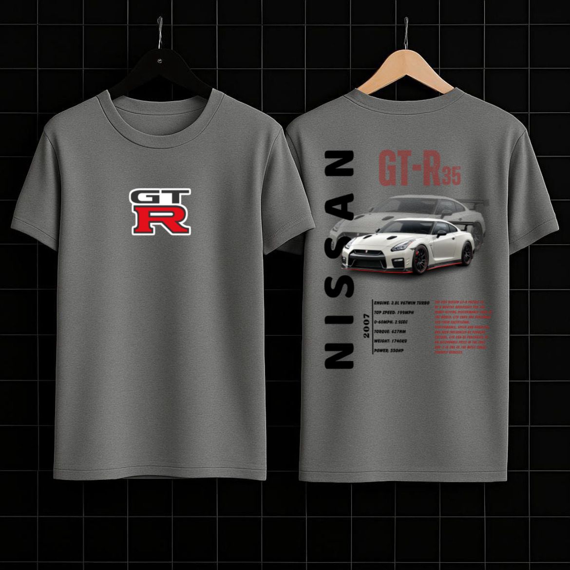 Nissan GT-R35 Graphic Tee – Iconic Performance Edition