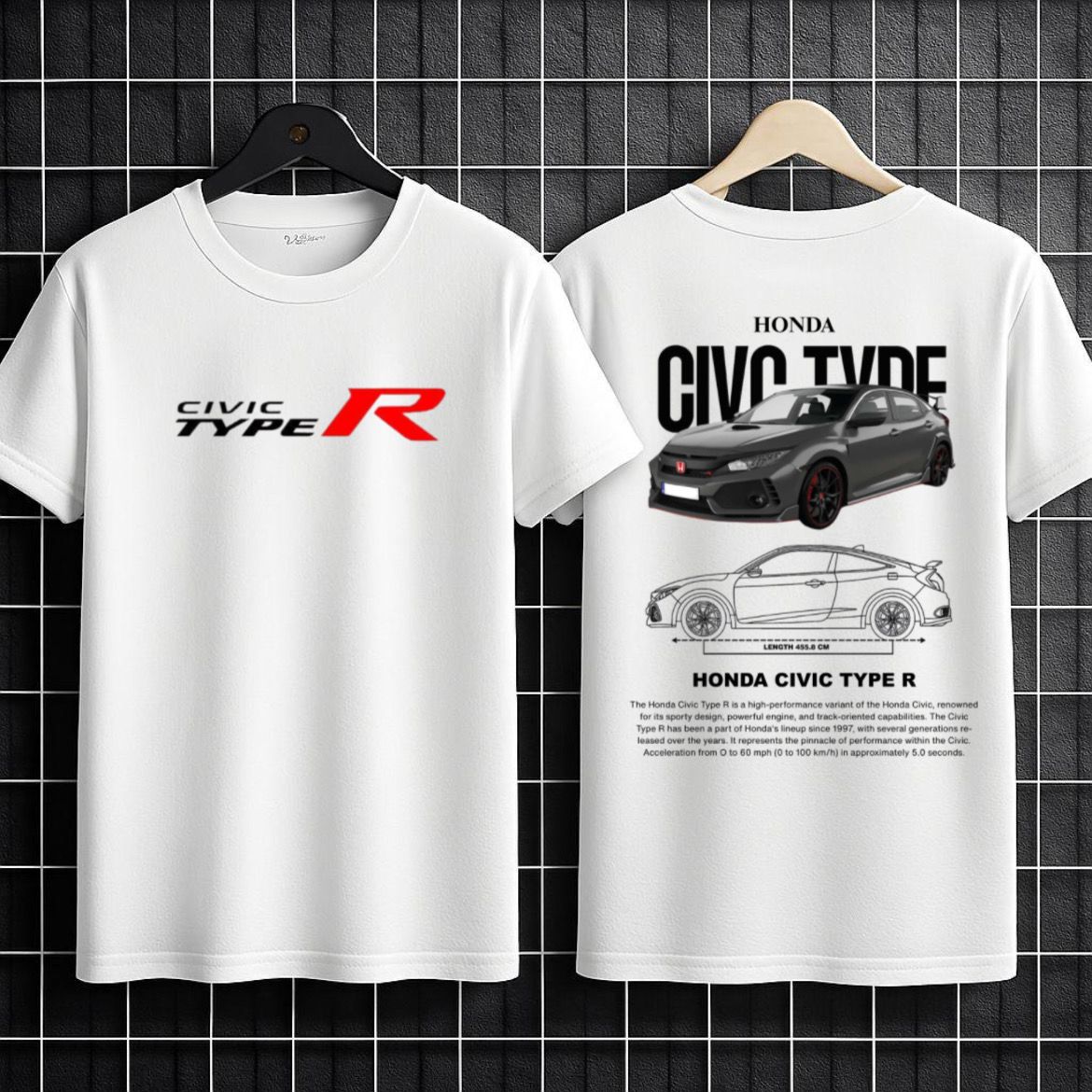 Honda Civic Type R Graphic Tee – Motorsport Icon Edition