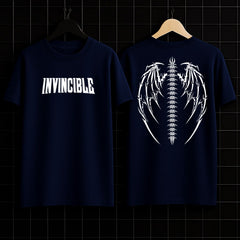 Invincible Gothic Wings Graphic T-Shirt