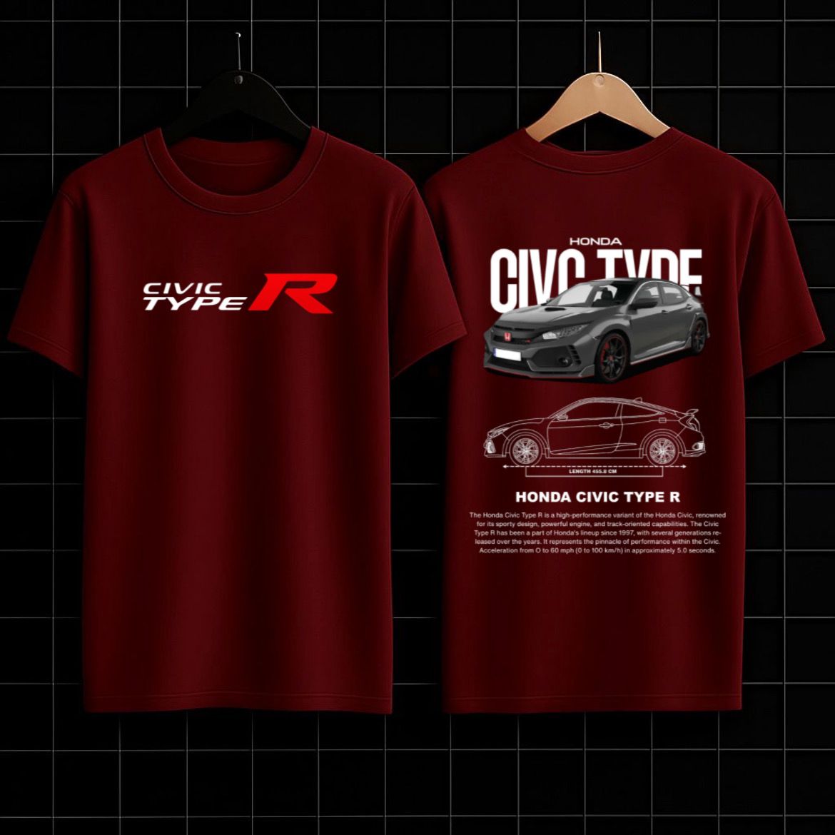 Honda Civic Type R Graphic Tee – Motorsport Icon Edition